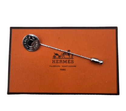 Hermes Pin Brooch Serie Silver - NEW