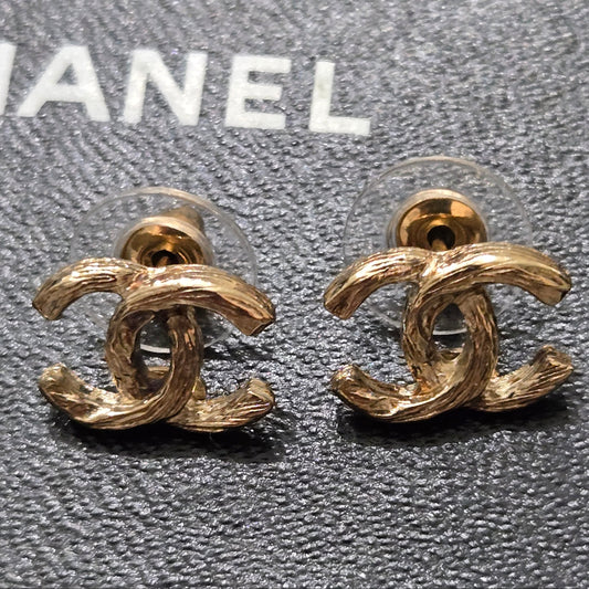 Chanel Earrings CHANEL CC Gold 10P