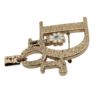 Christian Dior Dior X ERL Pin Brooch Badge Golden