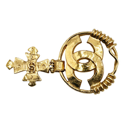 CHANEL Vintage COCO Mark Cross Brooch