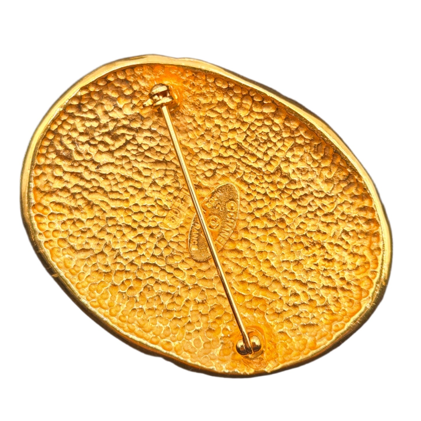 Chanel Oval Crown Brooch  - VINTAGE