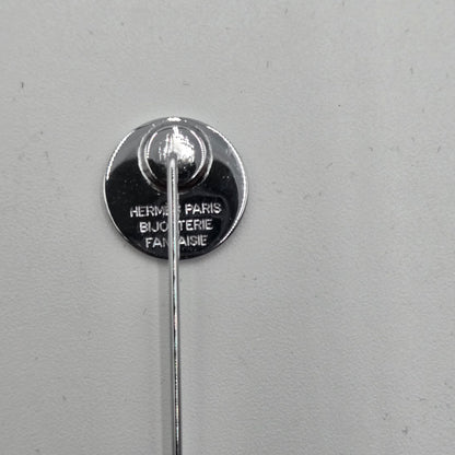 Hermes Pin Brooch Serie Silver - NEW