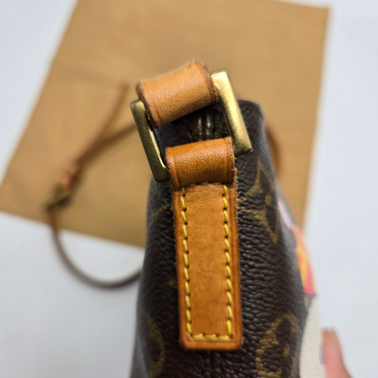 Louis Vuitton x Takashi Murakami LIMITED ED. Monogram Panda Trotteur Crossbody Bag