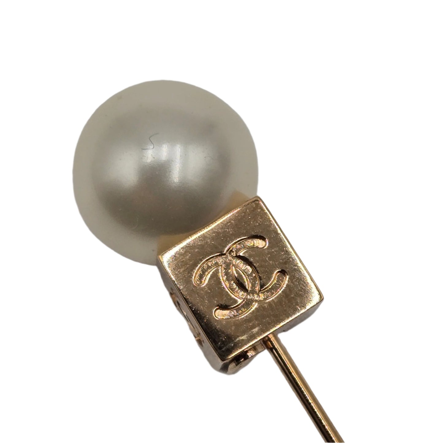 Chanel Gold Pin Brooch Golden - VINTAGE