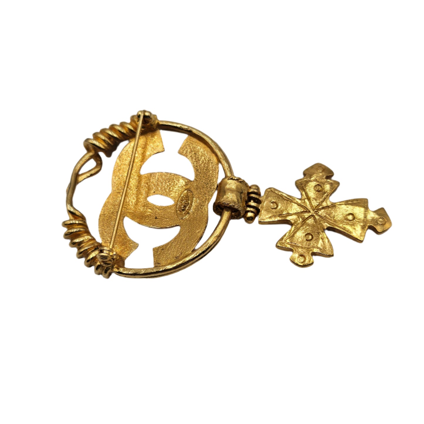 CHANEL Vintage COCO Mark Cross Brooch