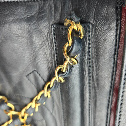 CHANEL Paris Limited Matelasse Lambskin Leather Chain Shoulder Bag 20057