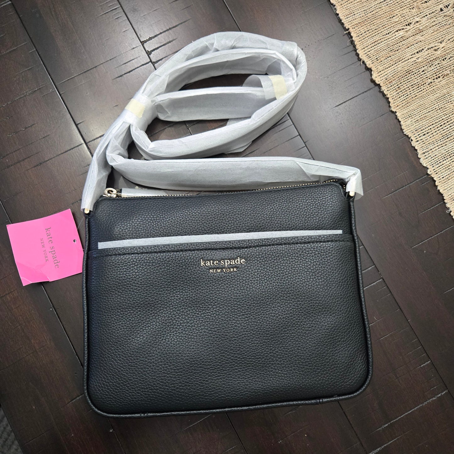 Kate Spade New York Run Around Medium Crossbody Black