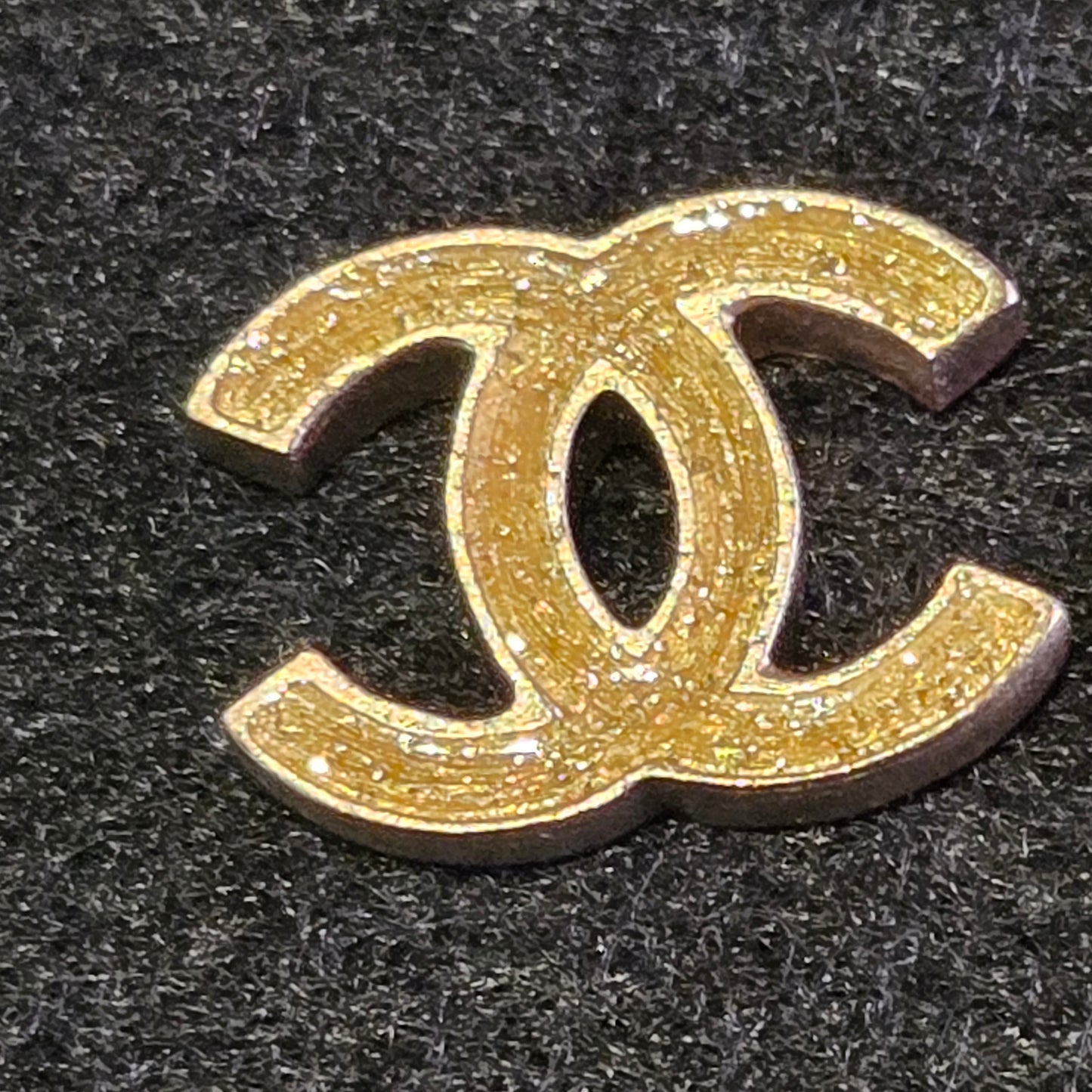 Chanel Earrings CHANEL CC Motif Coco Mark Gold 07A