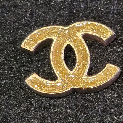 Chanel Earrings CHANEL CC Motif Coco Mark Gold 07A