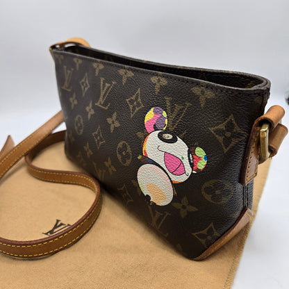 Louis Vuitton x Takashi Murakami LIMITED ED. Monogram Panda Trotteur Crossbody Bag