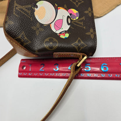 Louis Vuitton x Takashi Murakami LIMITED ED. Monogram Panda Trotteur Crossbody Bag