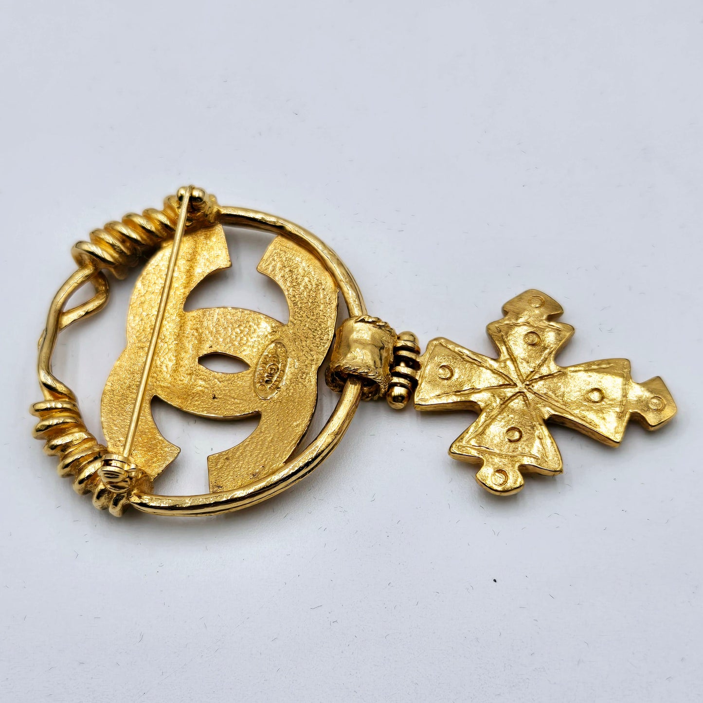 CHANEL Vintage COCO Mark Cross Brooch