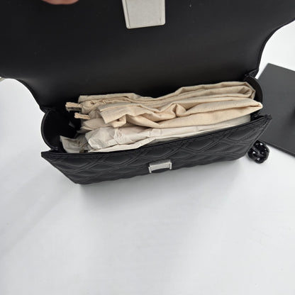 Tory Burch Fleming Matte Convertible Shoulder Bag Black