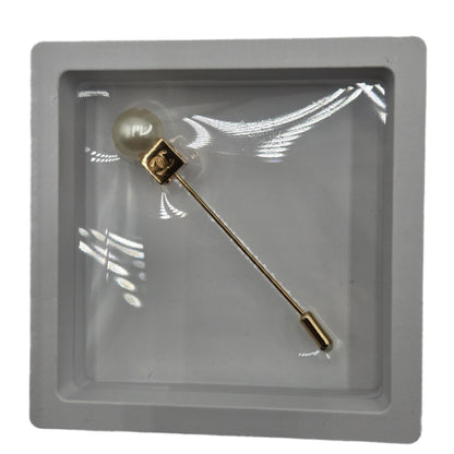 Chanel Gold Pin Brooch Golden - VINTAGE