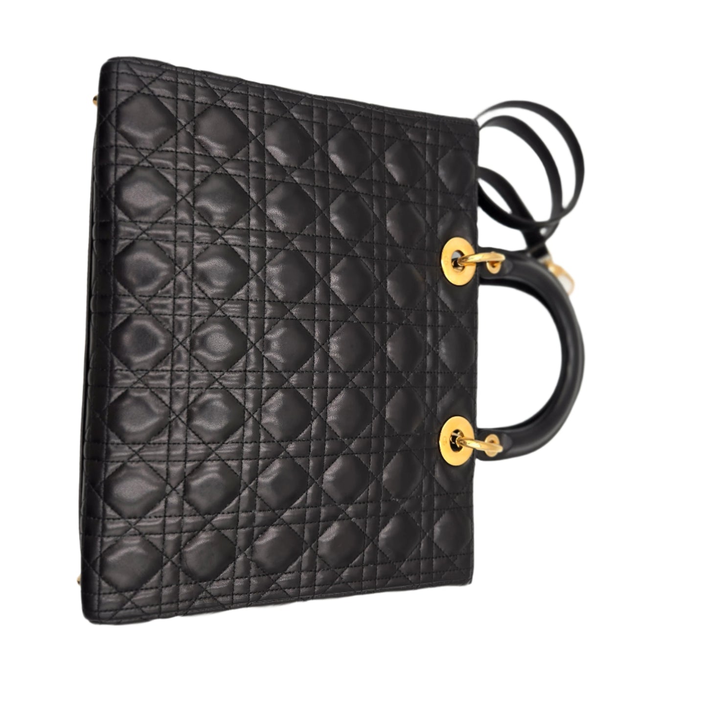 Christian Dior Lady Dior Bag Cannage Quilt Lambskin Medium