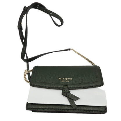 Kate Spade New York Knott Pebbled Leather Flap Crossbody Bonsai Tree - NEW WITH TAG