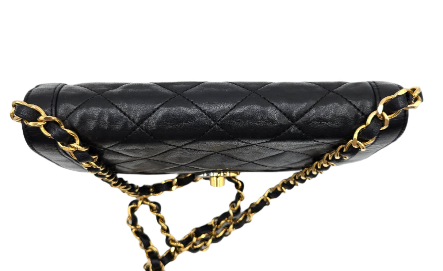 CHANEL Paris Limited Matelasse Lambskin Leather Chain Shoulder Bag 20057