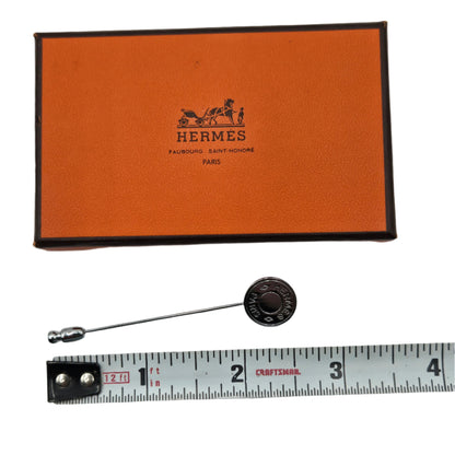 Hermes Pin Brooch Serie Silver - NEW