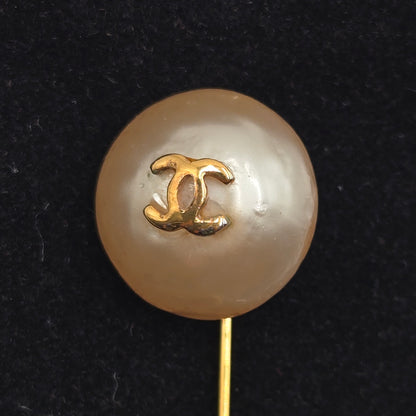 Chanel Vintage Faux Pearl Stick Pin / Brooch