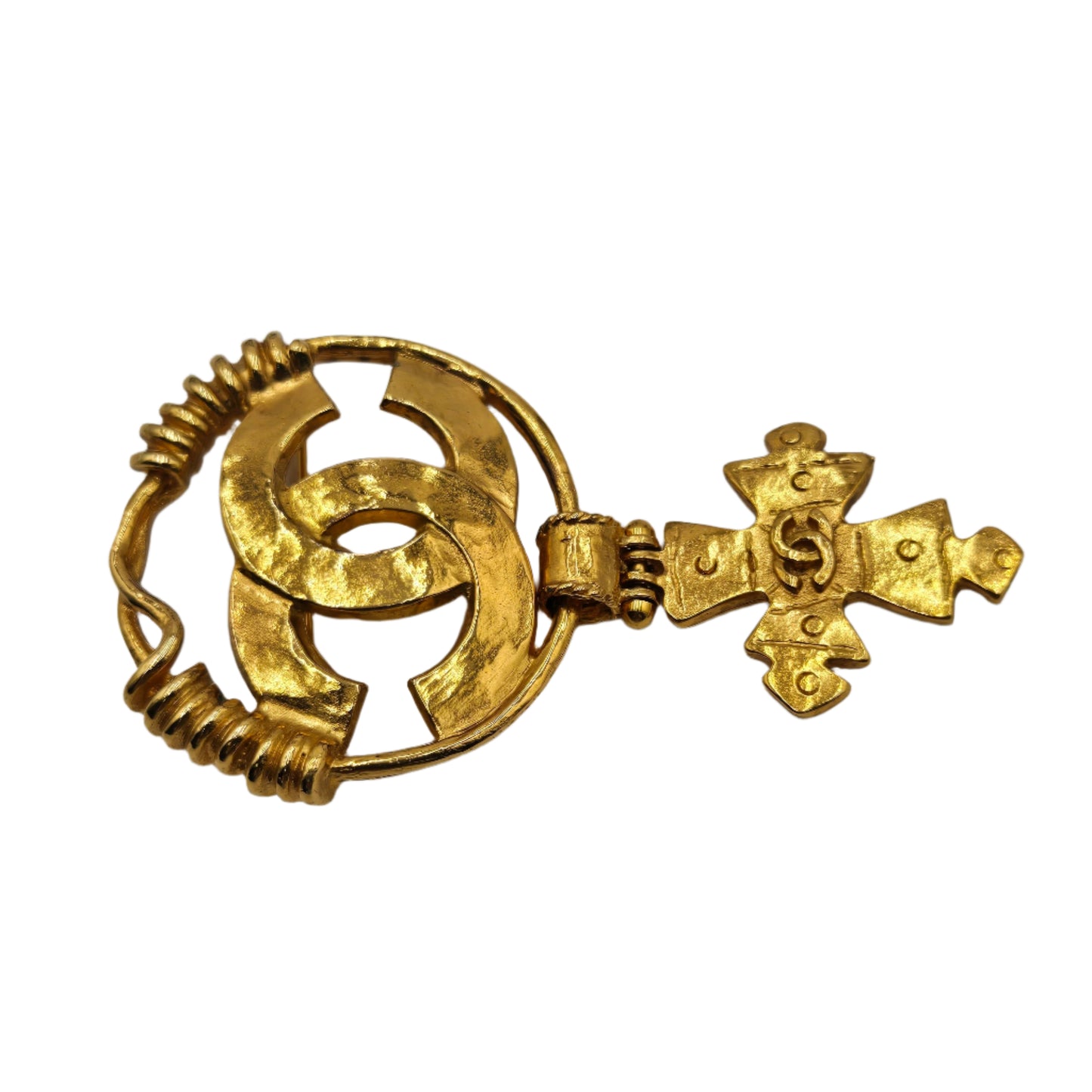 CHANEL Vintage COCO Mark Cross Brooch