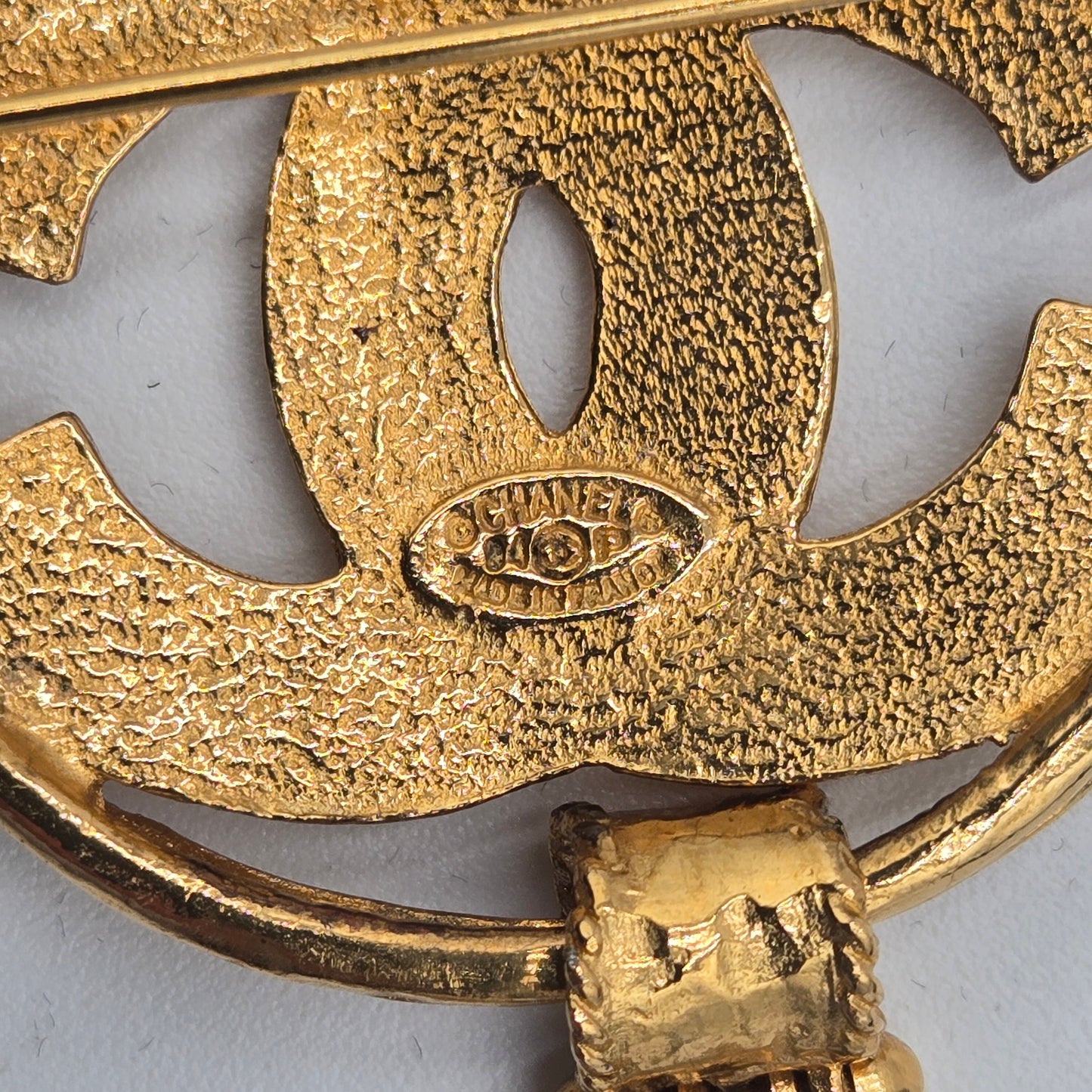 CHANEL Vintage COCO Mark Cross Brooch