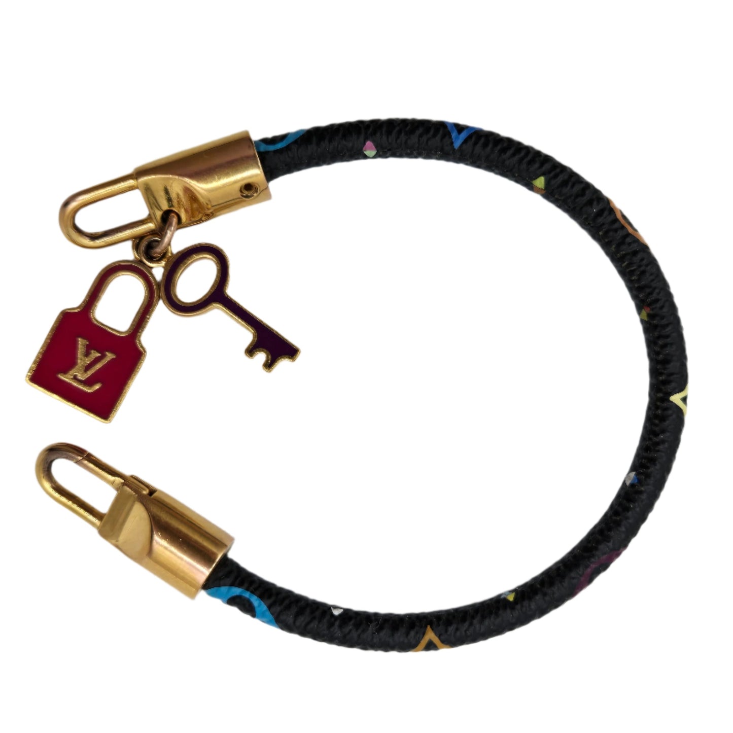 LOUIS VUITTON MONOGRAM MULTICOLOR BRACELET LUCK IT BRACELET/1A8608