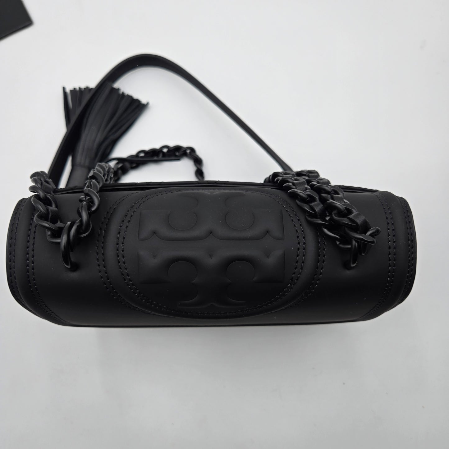 Tory Burch Fleming Matte Convertible Shoulder Bag Black