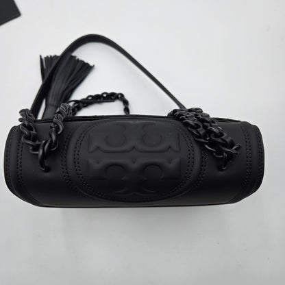 Tory Burch Fleming Matte Convertible Shoulder Bag Black