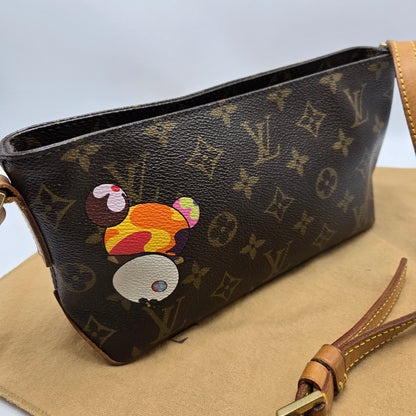 Louis Vuitton x Takashi Murakami LIMITED ED. Monogram Panda Trotteur Crossbody Bag