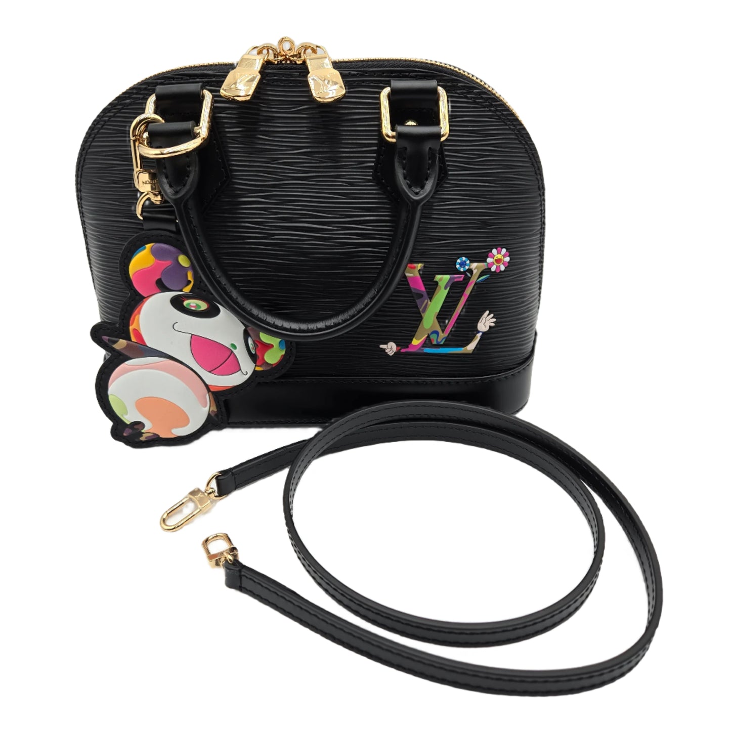 Louis Vuitton and Murakami 2Way Bag Alma BB Epi Leather M13670 - NEW