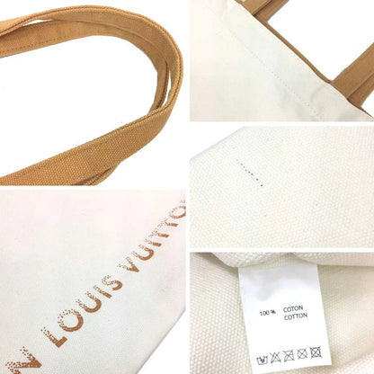 Louis Vuitton Authentic Fondation Exclusive Shoulder Tote Bag Canvas White 3851C