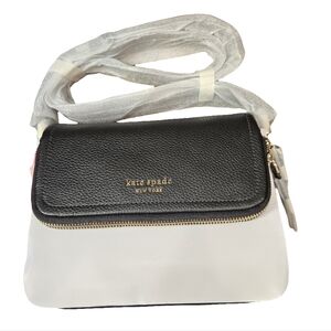 Kate Spade Laurel Way Large Carsen Saffiano Leather Crossbody Black