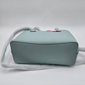 Kate Spade New York Harper Leather Tote Satchel Handbag Blue