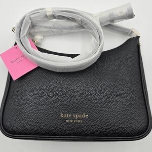 Kate Spade New York Bradley Pebbled Leather Medium Crossbody Black - New, never used