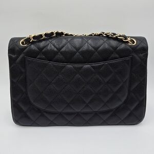 CHANEL Matelasse Caviar Quilted LG/30 Double Flap Gold Hardware - COA included