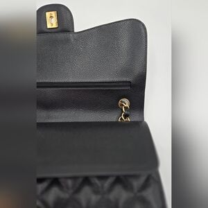 CHANEL Matelasse Caviar Quilted LG/30 Double Flap Gold Hardware - COA included