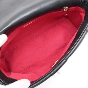 CHANEL 19 Lambskin Chain Shoulder Bag Gold x Silver - COA included