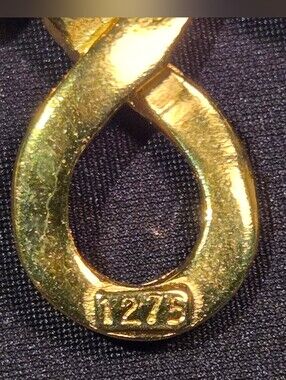 #140 - CHANEL Coco Mark Brooch Accessory GP (Gold Plated), 1993