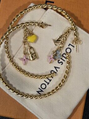 #159 - Louis Vuitton M65481 Creole Sweet Monogram Hoop Earrings
