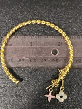 #159 - Louis Vuitton M65481 Creole Sweet Monogram Hoop Earrings
