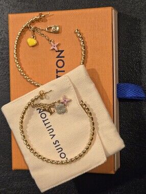 #159 - Louis Vuitton M65481 Creole Sweet Monogram Hoop Earrings