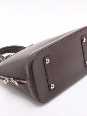 Louis Vuitton Epi Alma M5214D FL0124 Brown Lock and secure Cadena