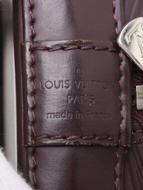 Louis Vuitton Epi Alma M5214D FL0124 Brown Lock and secure Cadena