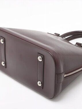 Louis Vuitton Epi Alma M5214D FL0124 Brown Lock and secure Cadena