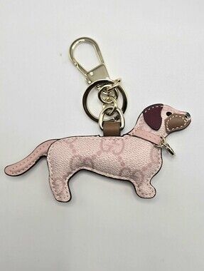 #177 - GUCCI GG Supreme Canvas Dog Shape Charm 821812 - NWT