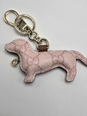 #177 - GUCCI GG Supreme Canvas Dog Shape Charm 821812 - NWT