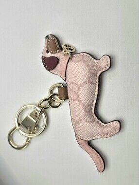 #177 - GUCCI GG Supreme Canvas Dog Shape Charm 821812 - NWT