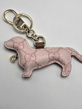 #177 - GUCCI GG Supreme Canvas Dog Shape Charm 821812 - NWT