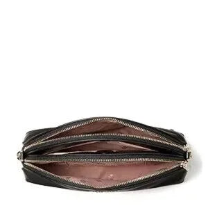 Kate Spade New York Spencer Black Double Zip Crossbody Black - NEW
