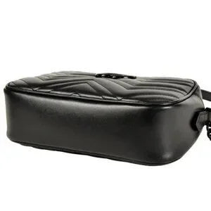 GUCCI GG Marmont Shoulder/Crossbody Black Leather/Hardware - COA included